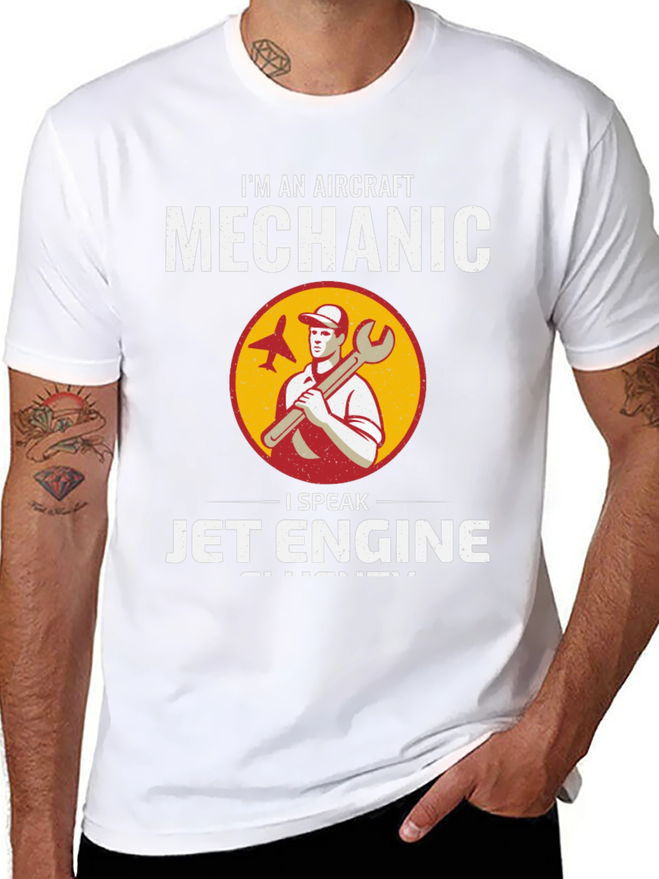 Aircraft Mechanic Jet Engine T-Shirt