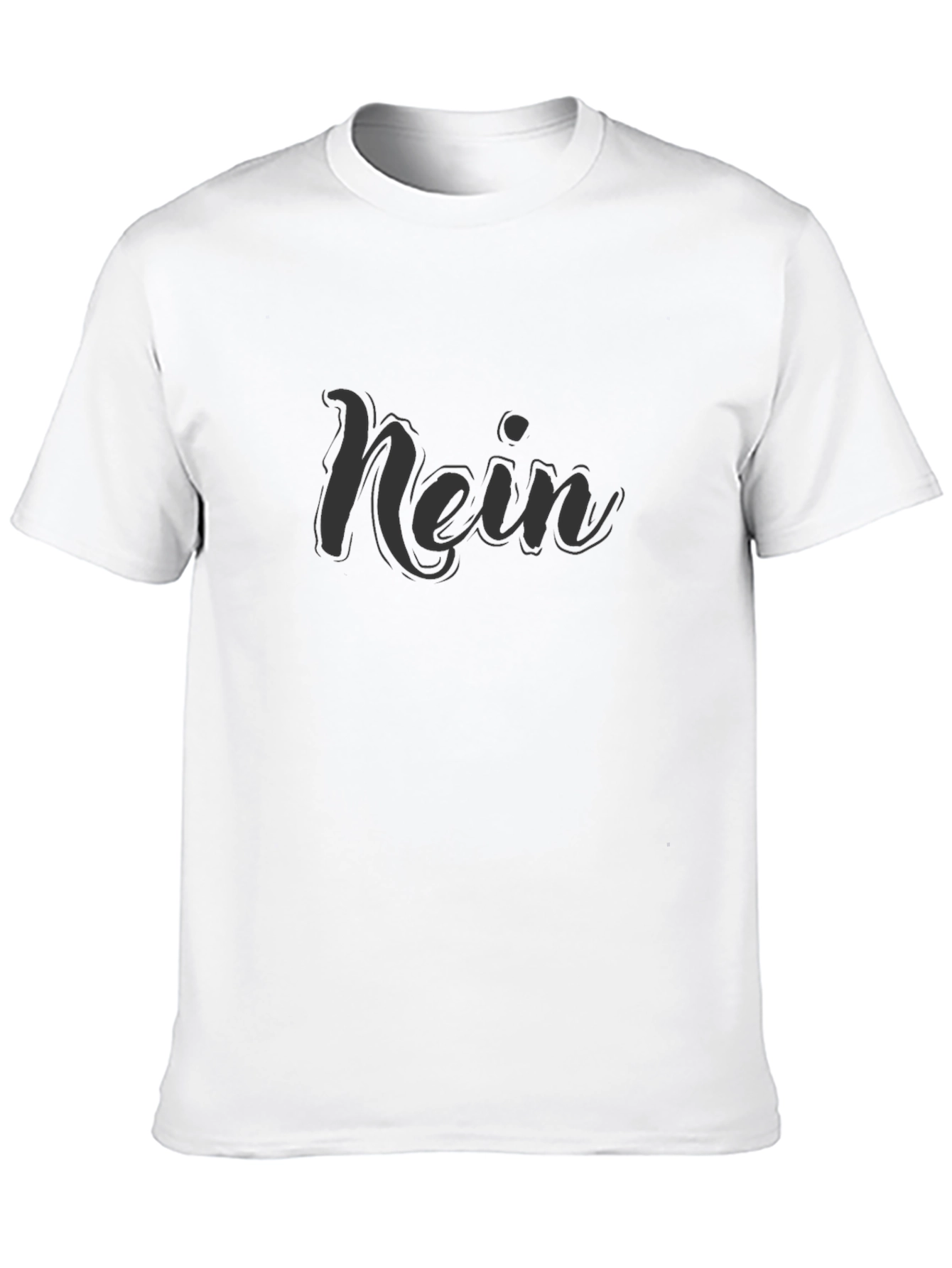 Nein Graphic Tee - Stylish German Slogan T-Shirt