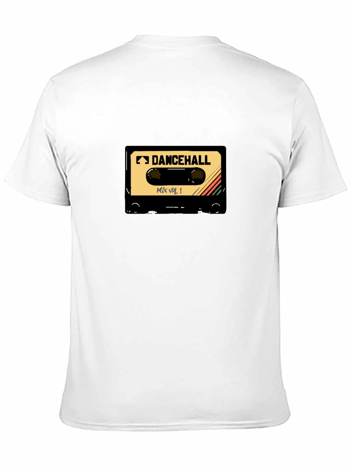 Dancehall Mix Tape T-Shirt - Black Cotton Tee