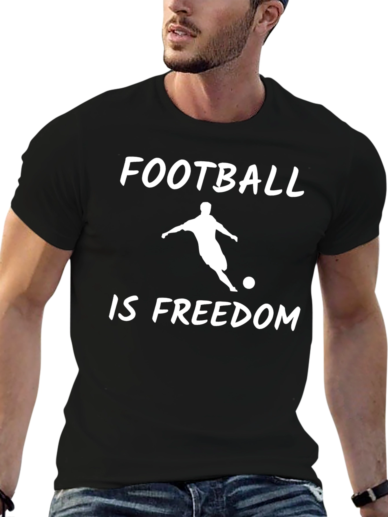 Football is Freedom Graphic Tee