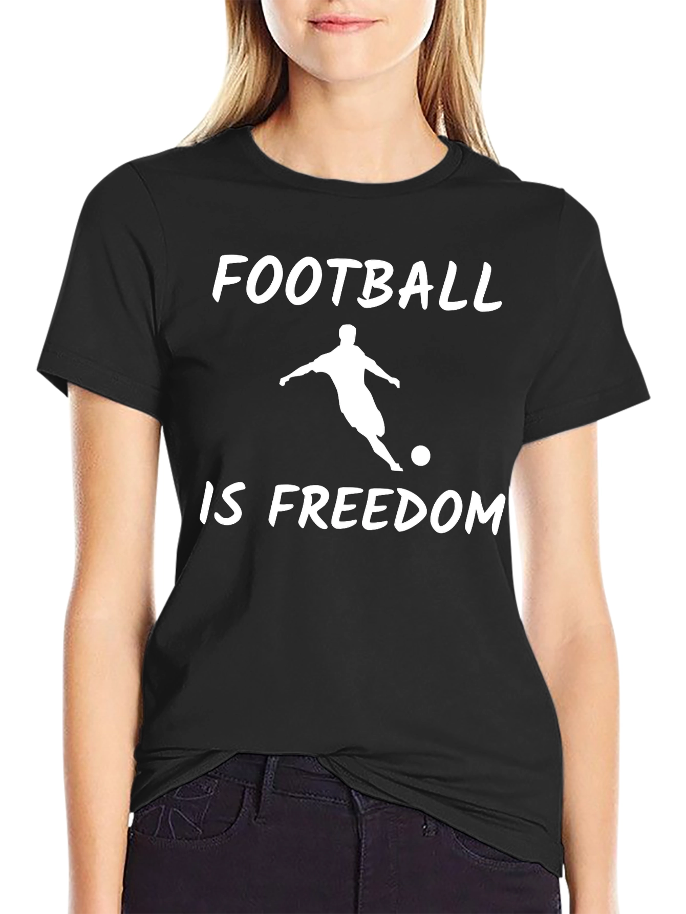 Football is Freedom Graphic Tee
