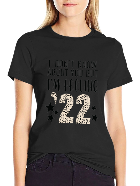 Feeling 22 Leopard Print T-Shirt