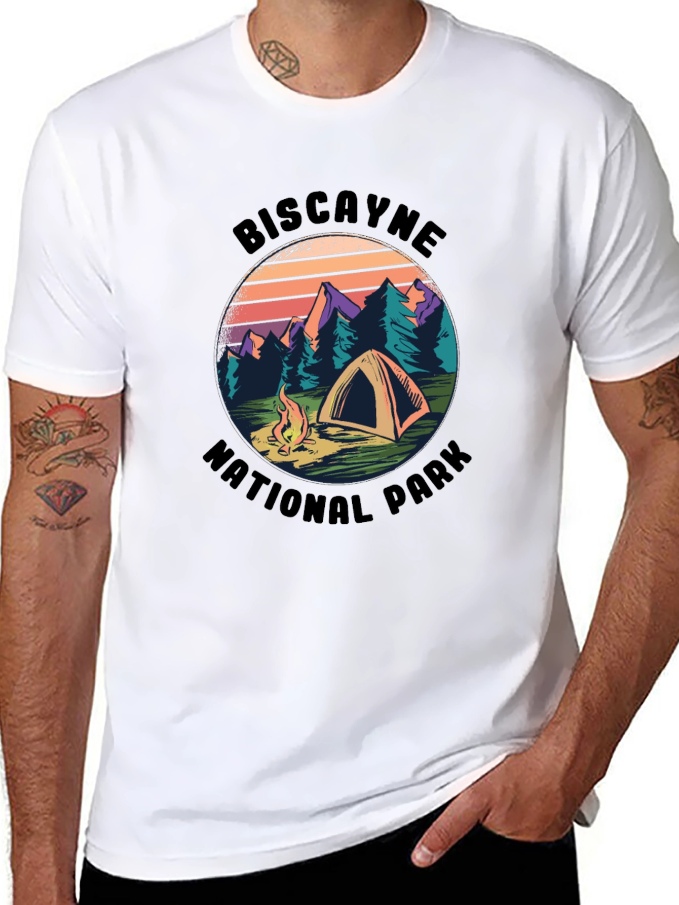 Biscayne National Park Camping Graphic Tee