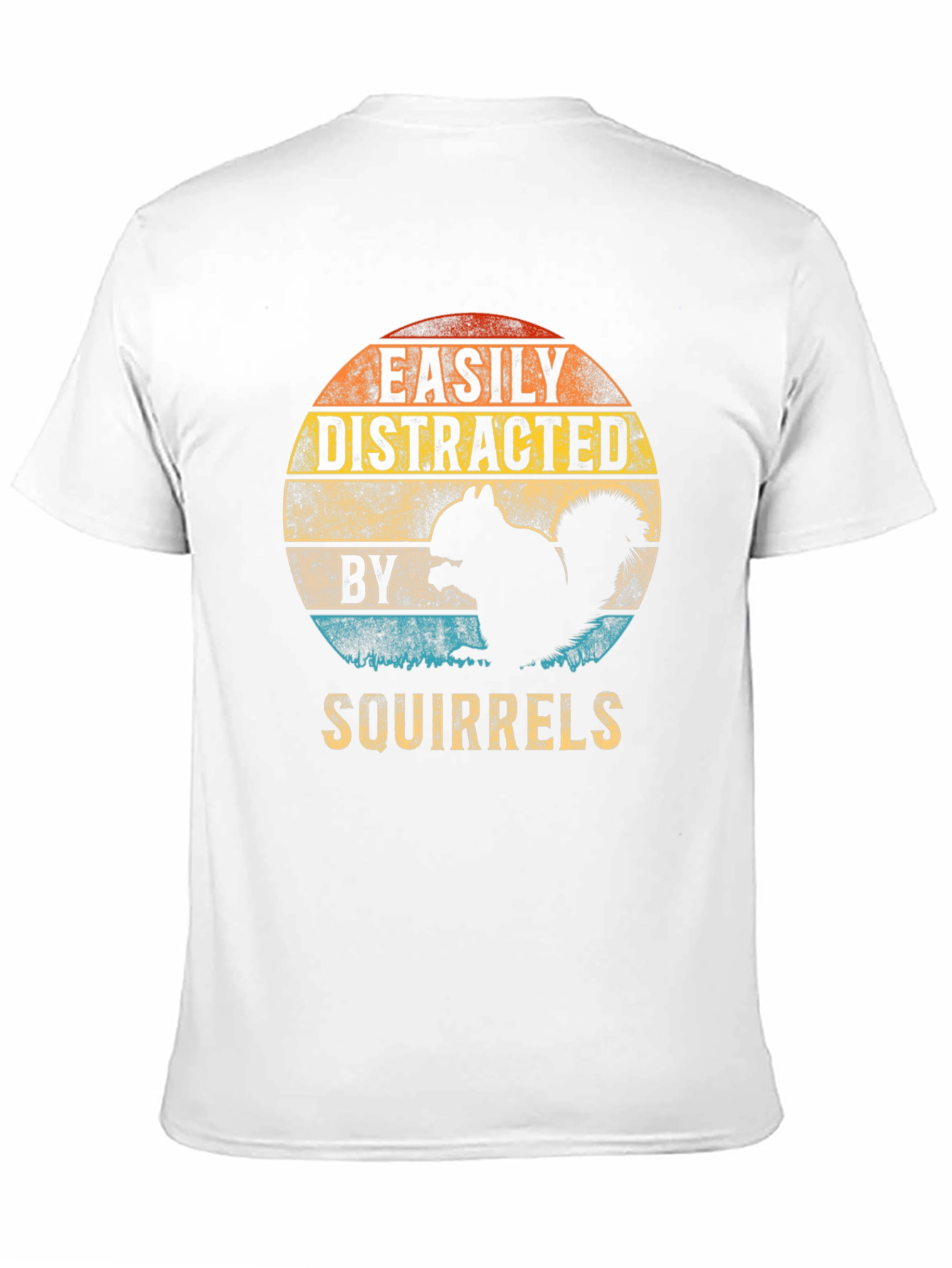 Easily Distracted By Squirrels Graphic Tee