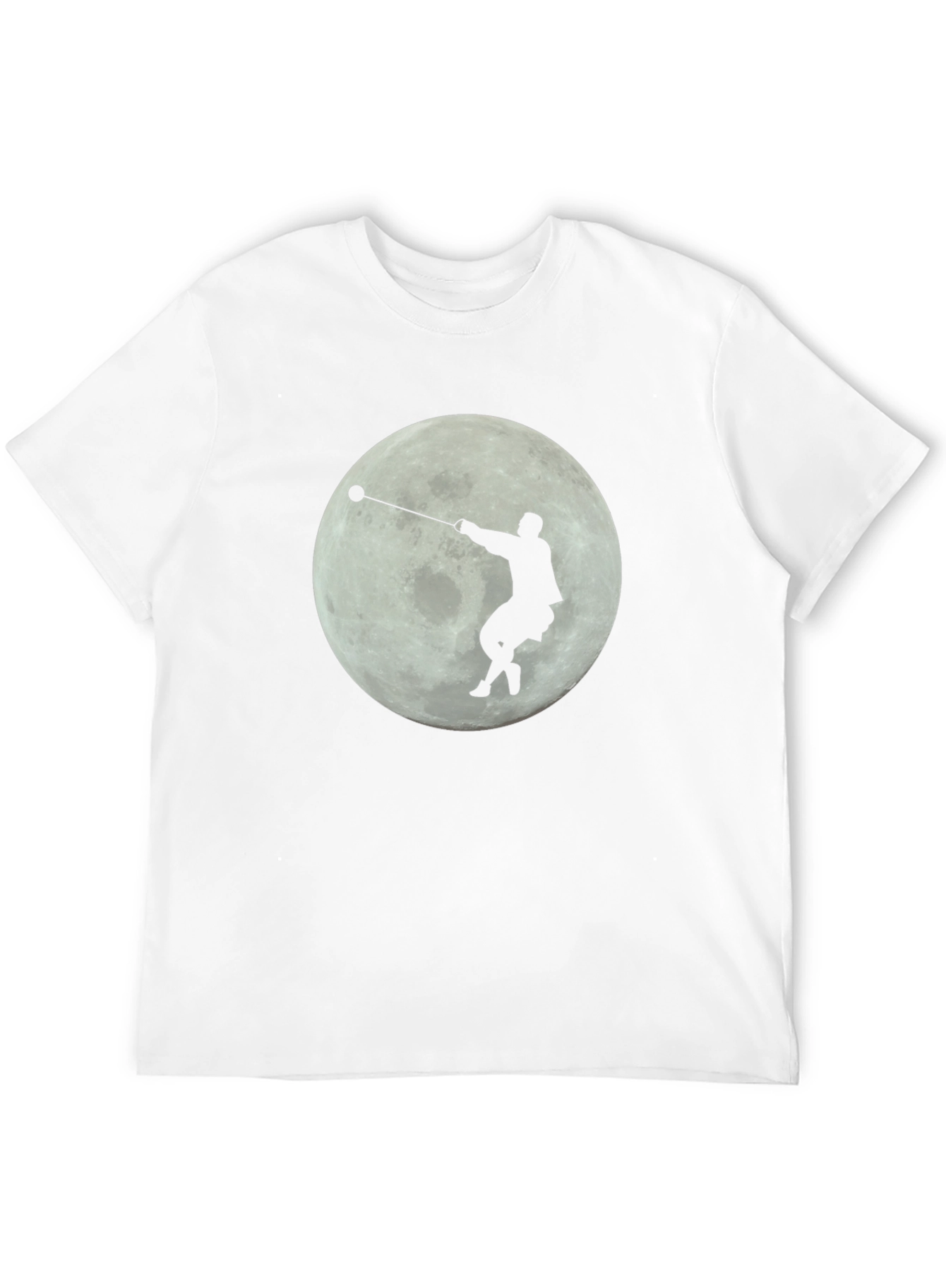 Hammer Thrower Moon Silhouette T-Shirt