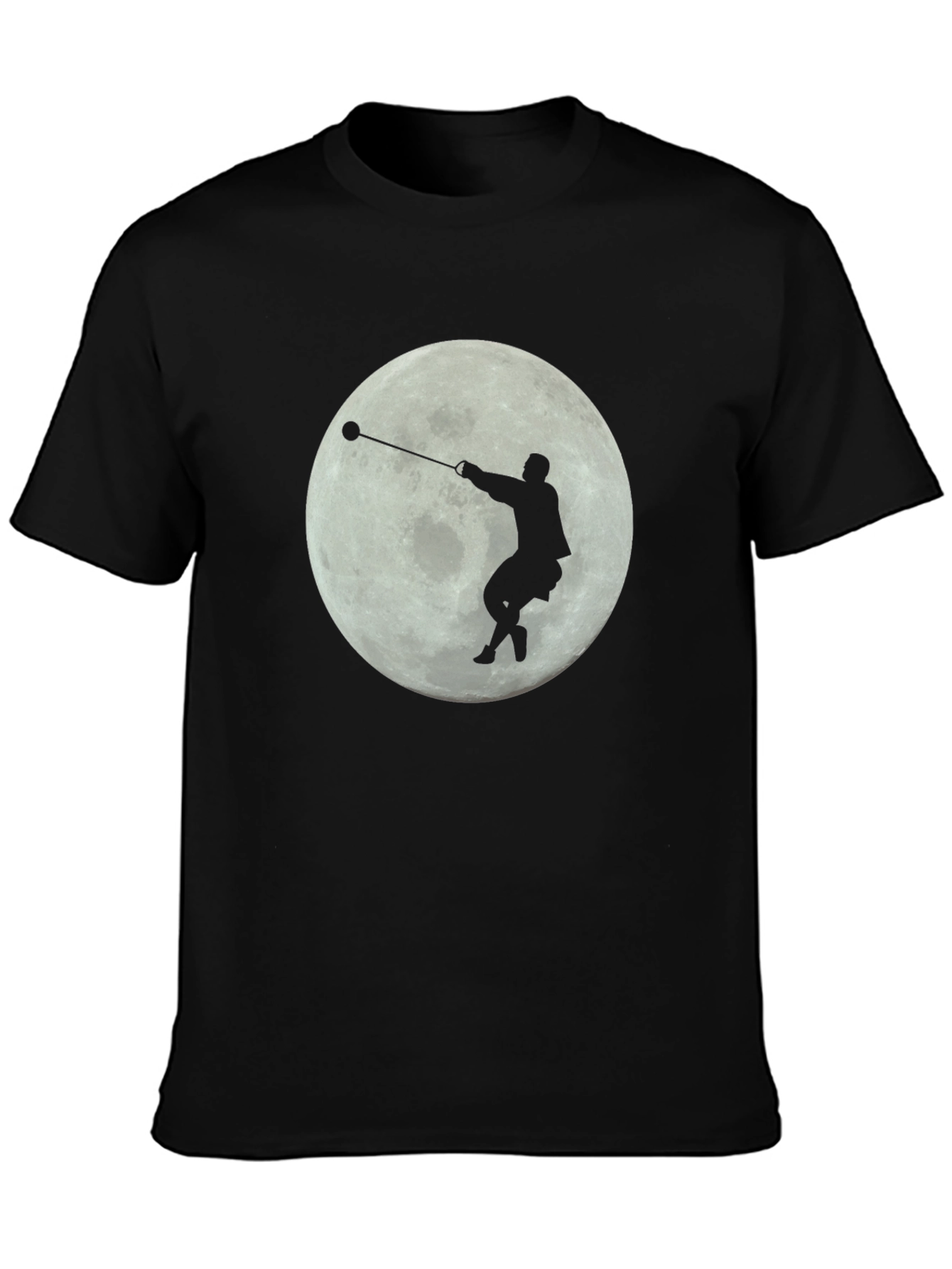 Hammer Thrower Moon Silhouette T-Shirt