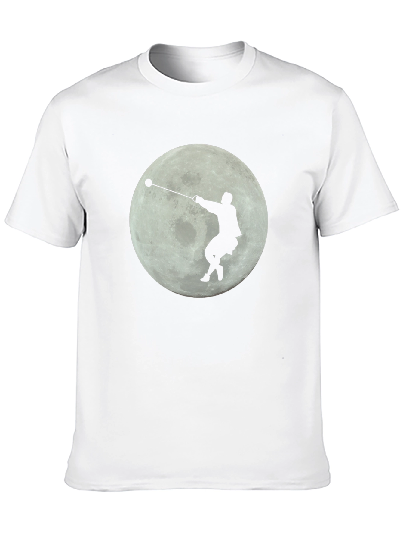 Hammer Thrower Moon Silhouette T-Shirt