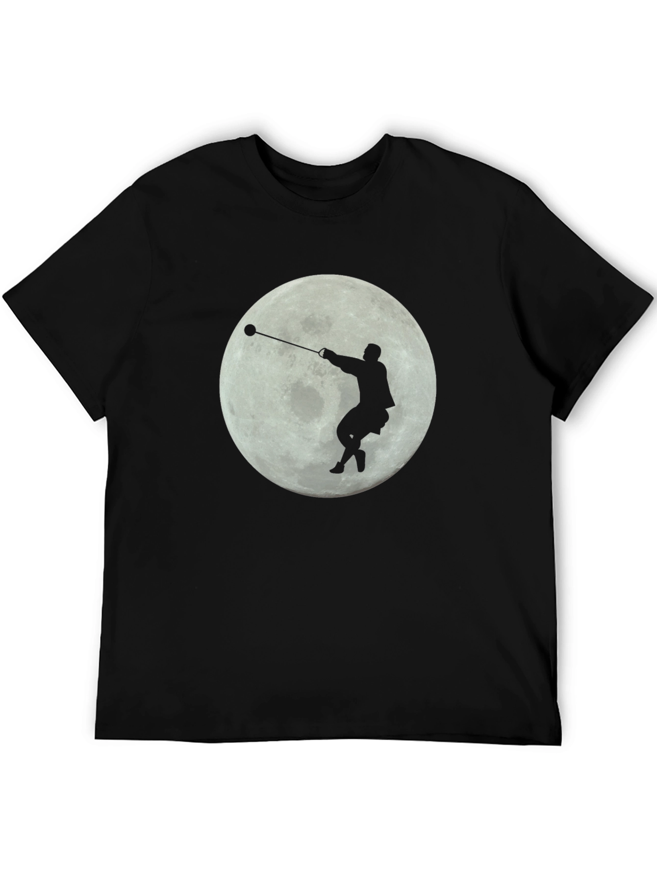 Hammer Thrower Moon Silhouette T-Shirt