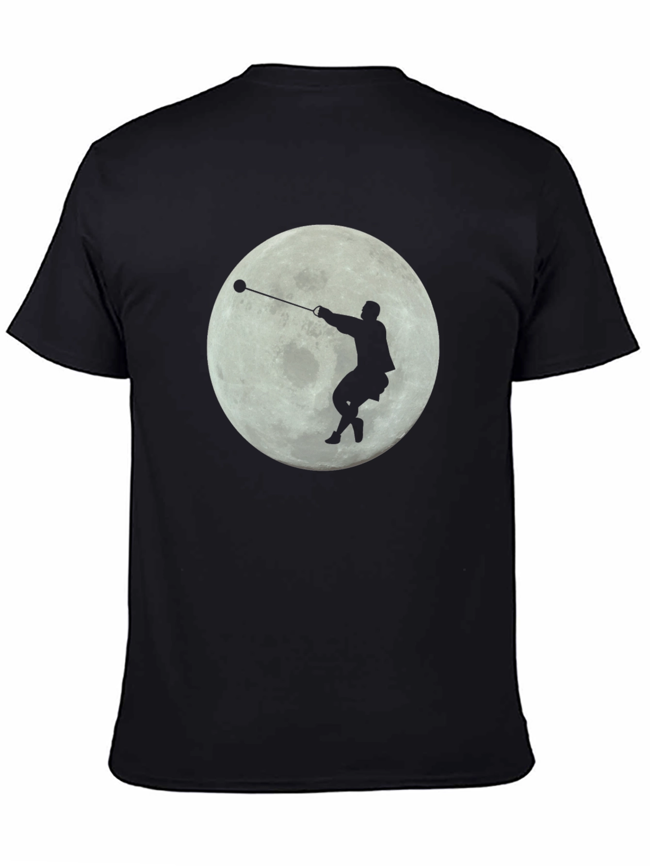 Hammer Thrower Moon Silhouette T-Shirt