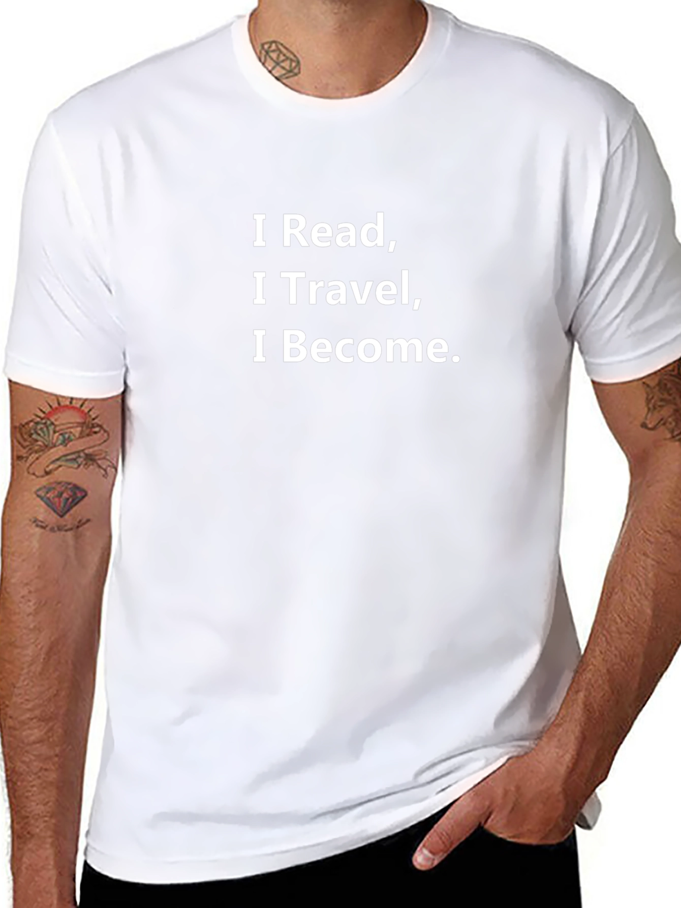 Inspirational Travel T-Shirt - Read Travel Become