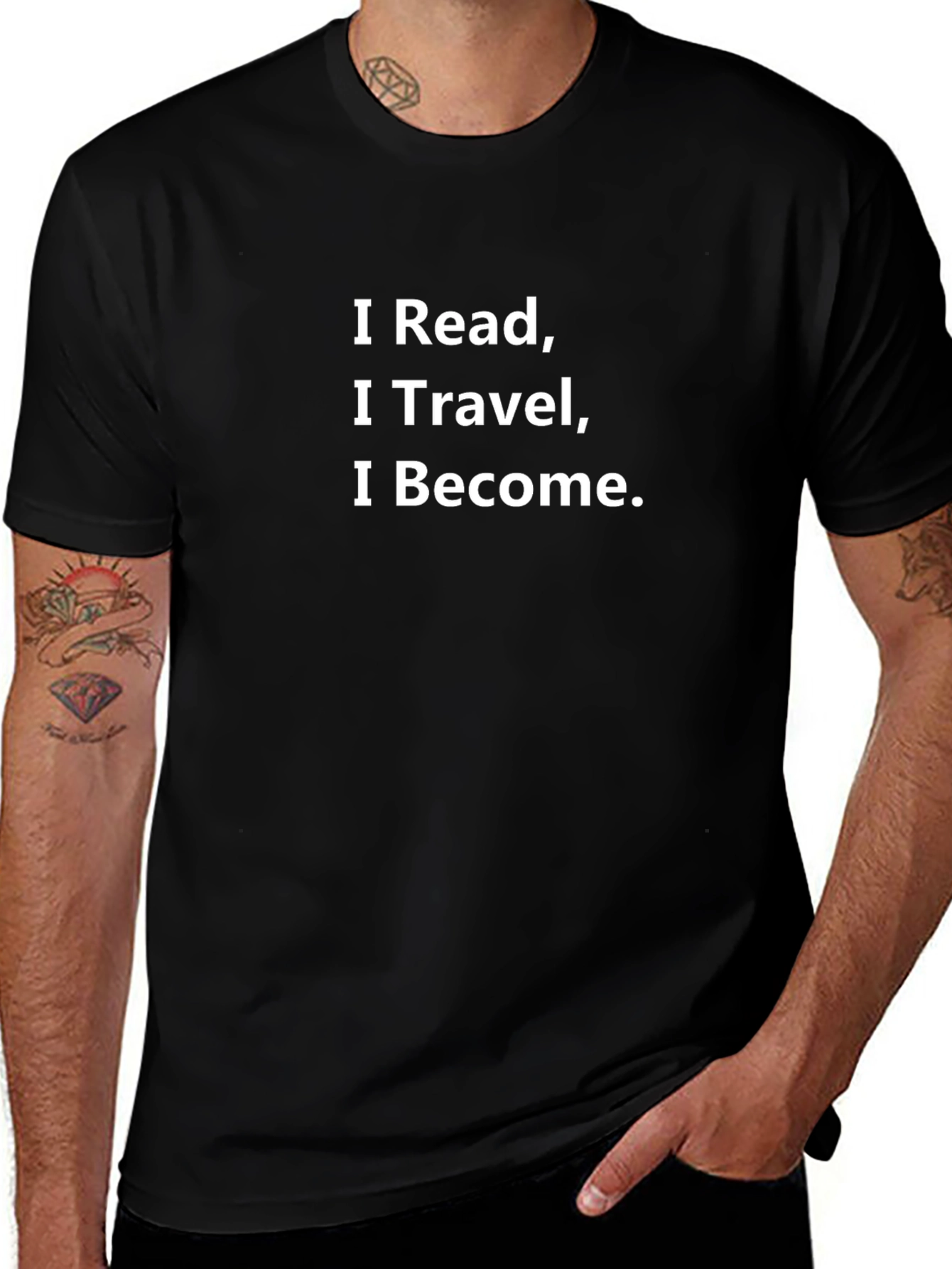 Inspirational Travel T-Shirt - Read Travel Become