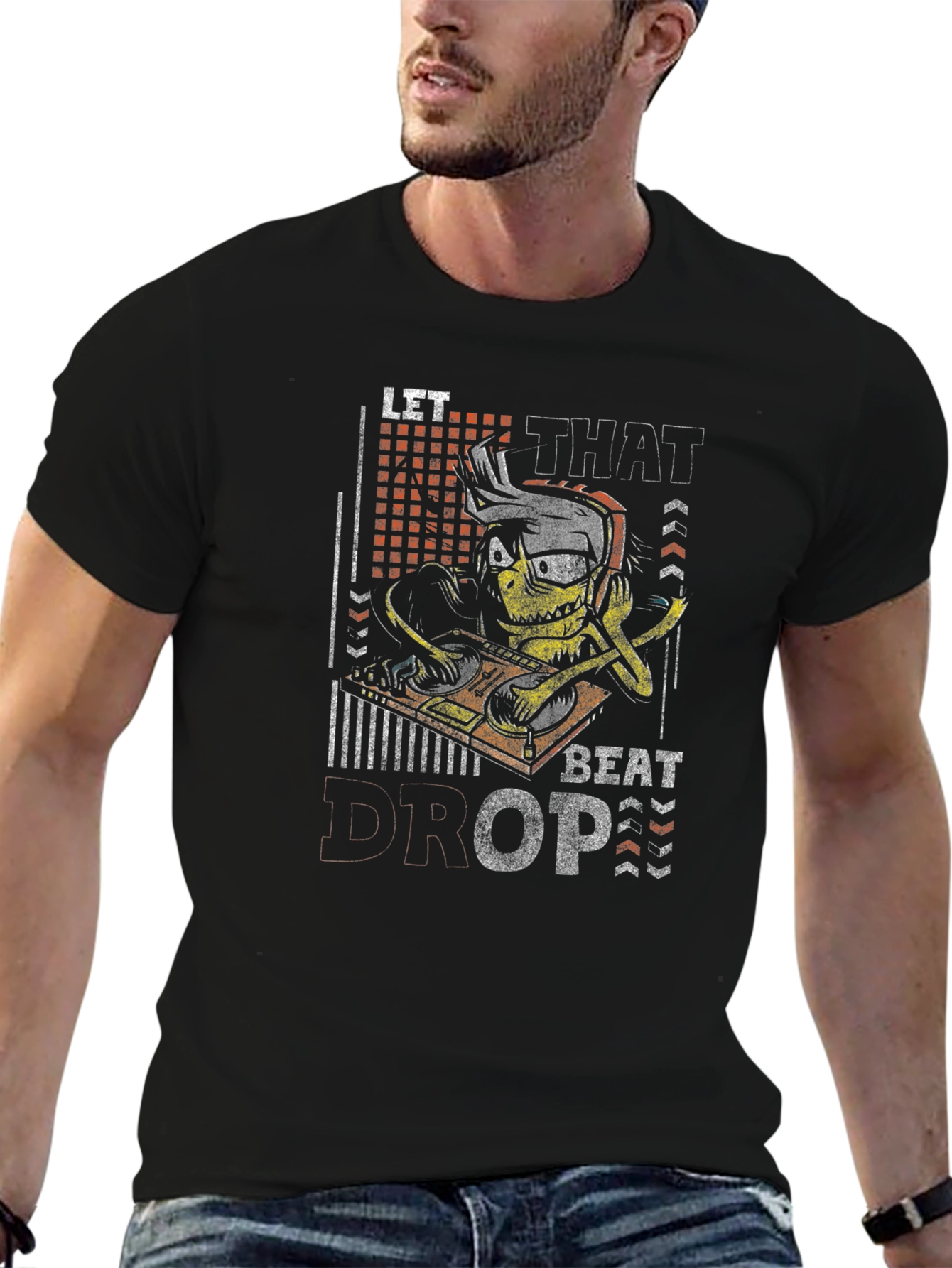 Let That Beat Drop Graphic T-Shirt