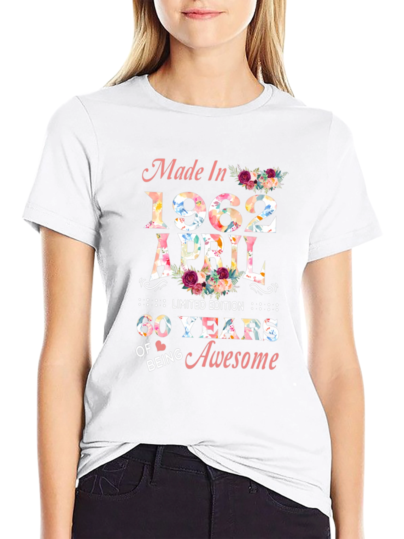 Made in 1962 April 60 Years of Awesome T-Shirt