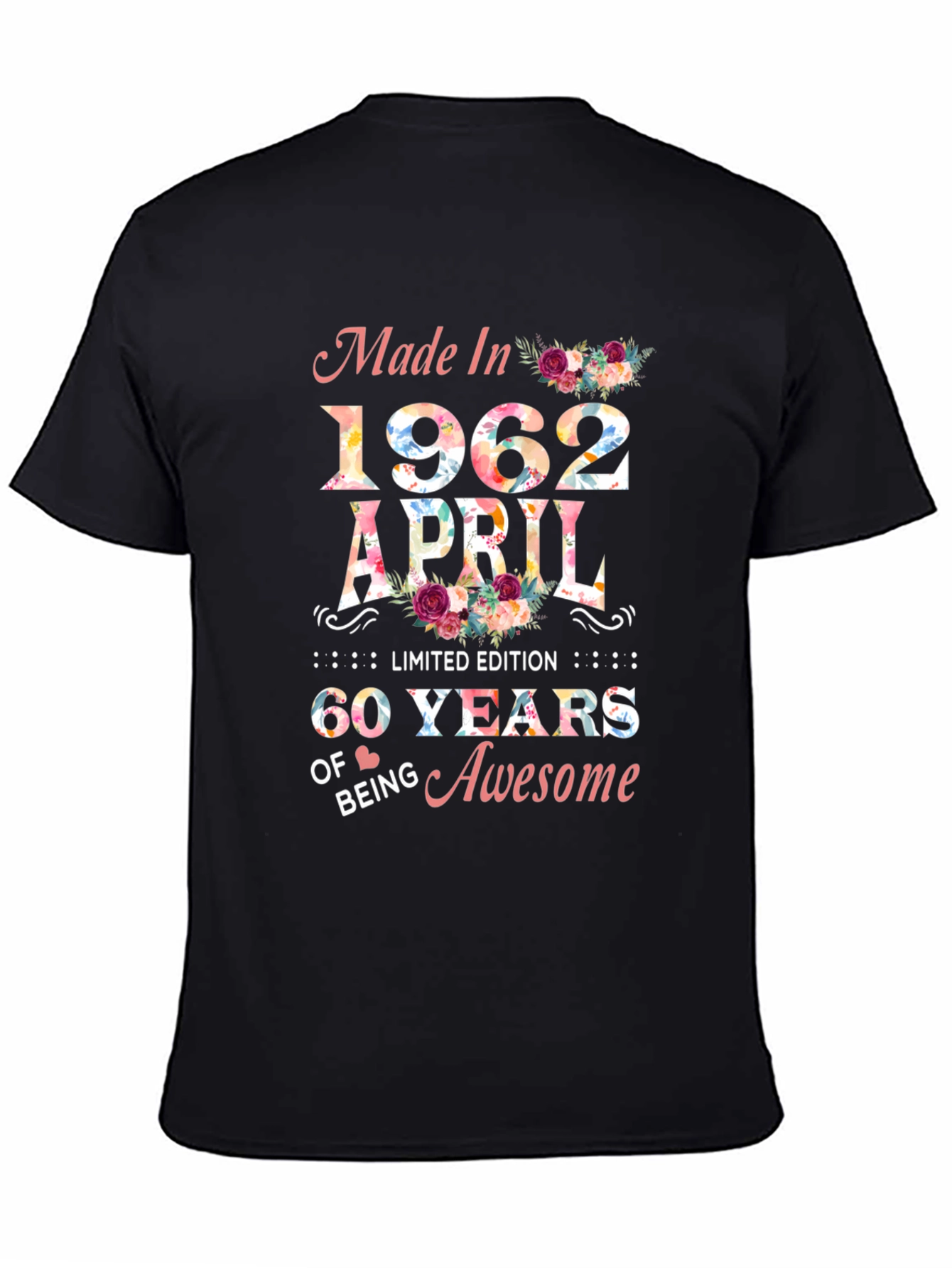 Made in 1962 April 60 Years of Awesome T-Shirt