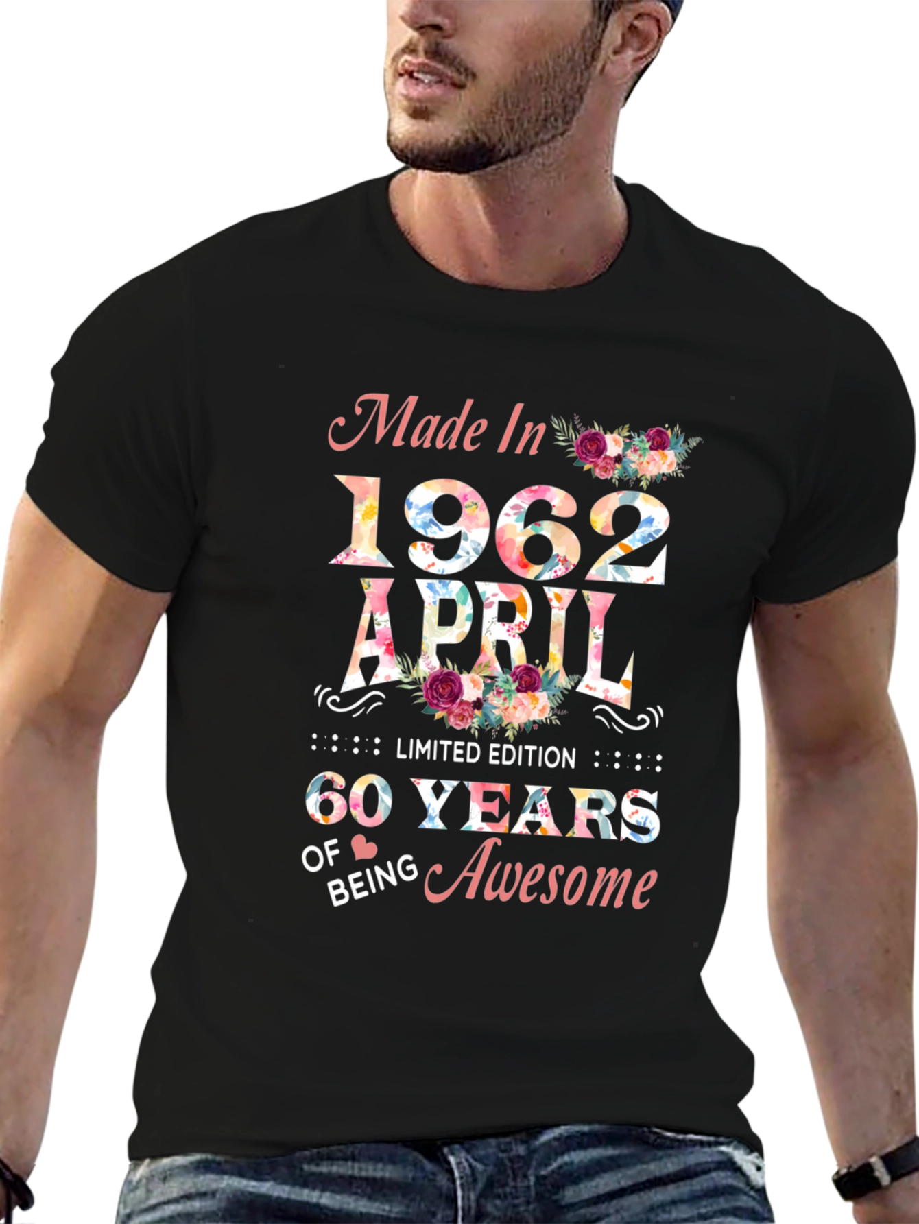 Made in 1962 April 60 Years of Awesome T-Shirt