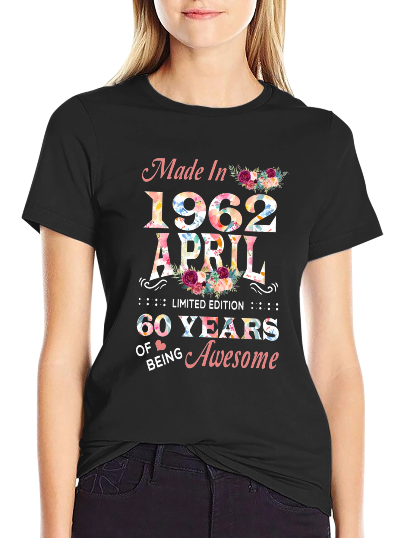Made in 1962 April 60 Years of Awesome T-Shirt