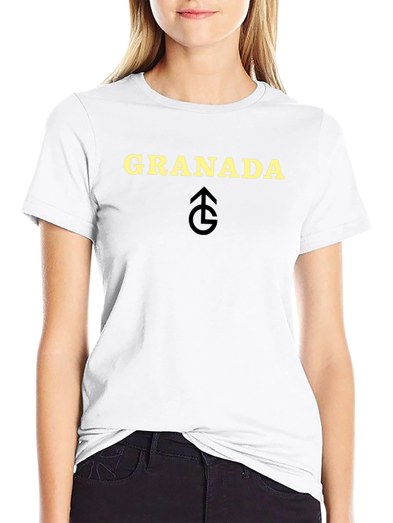 Granada Black T-Shirt with Logo