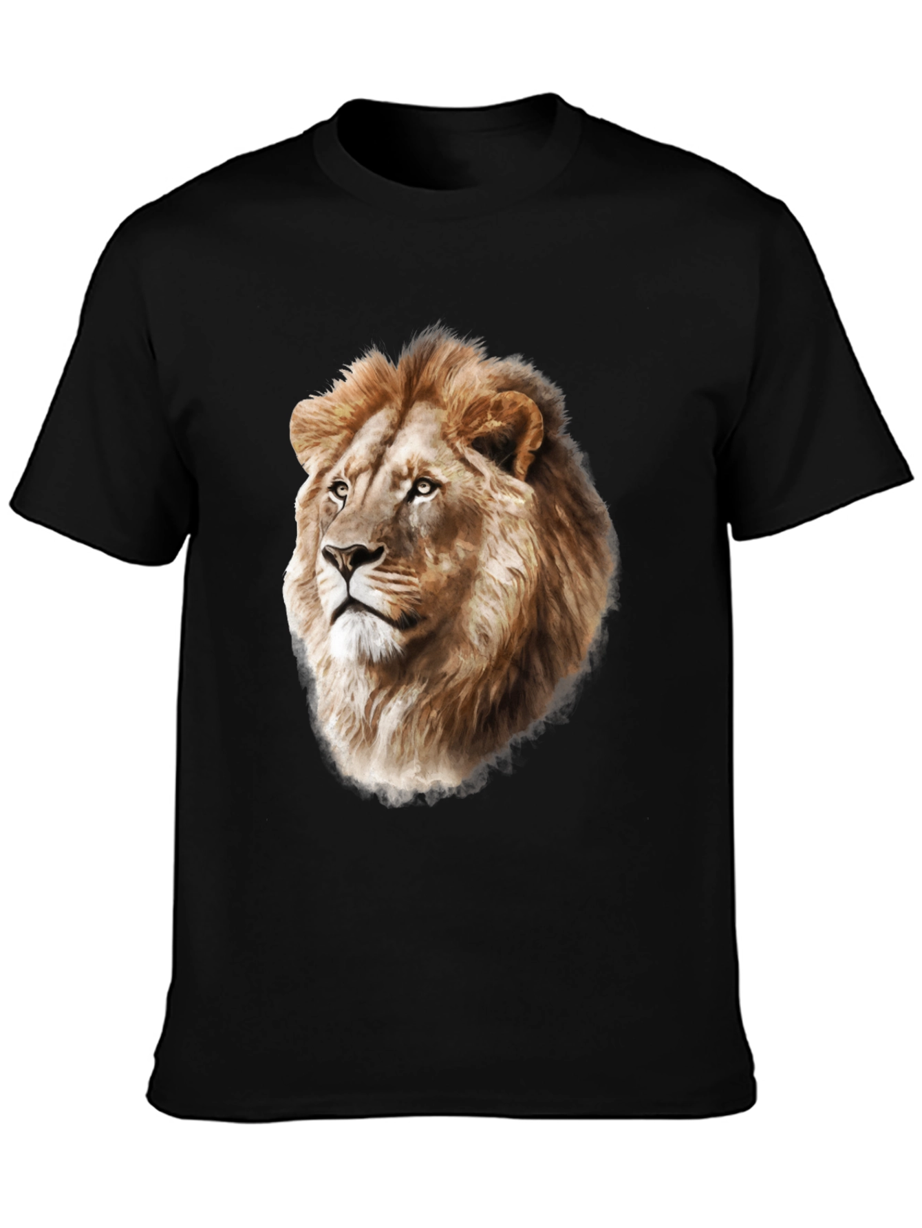 Lion Graphic Black T-Shirt