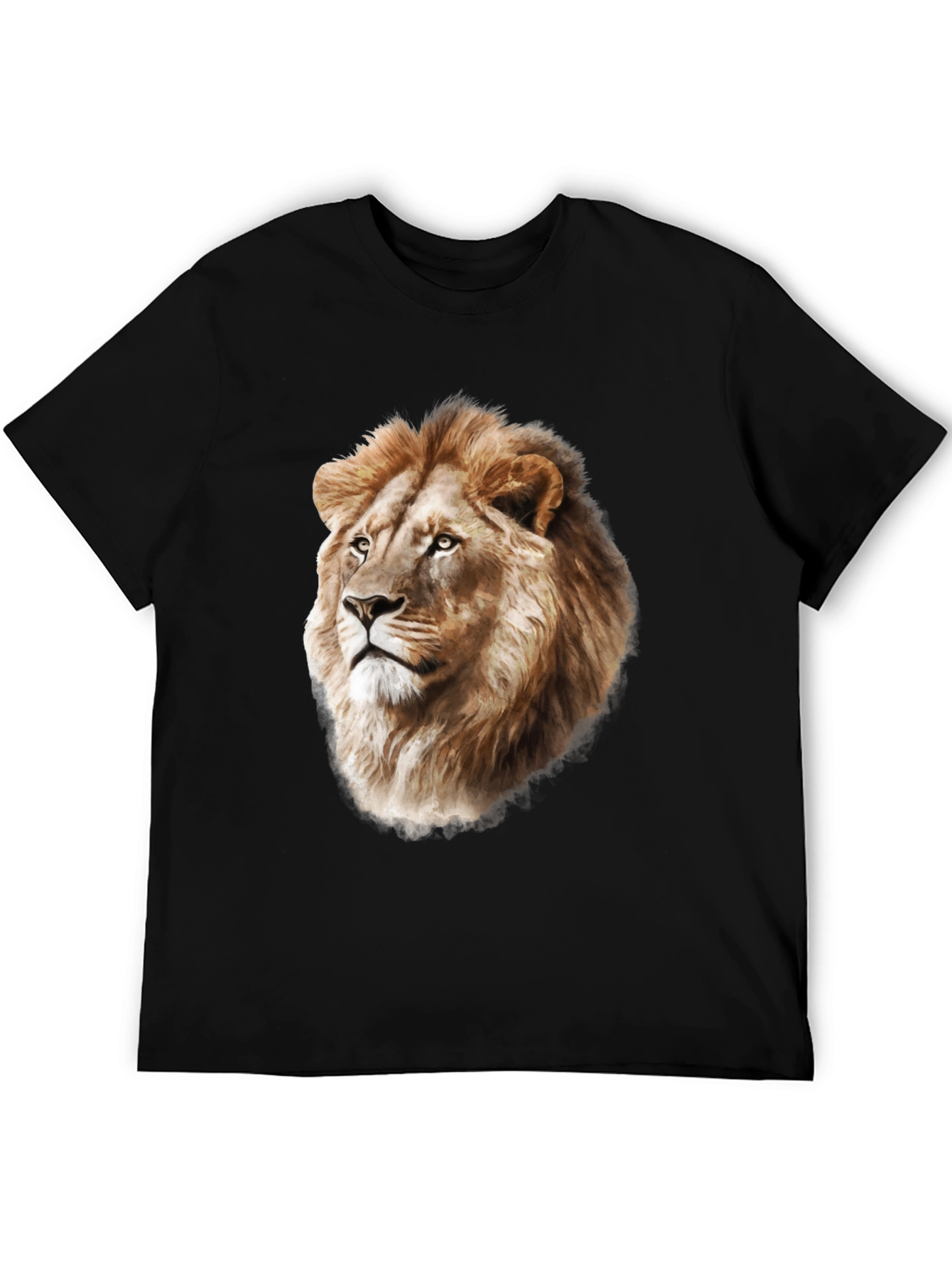 Lion Graphic Black T-Shirt