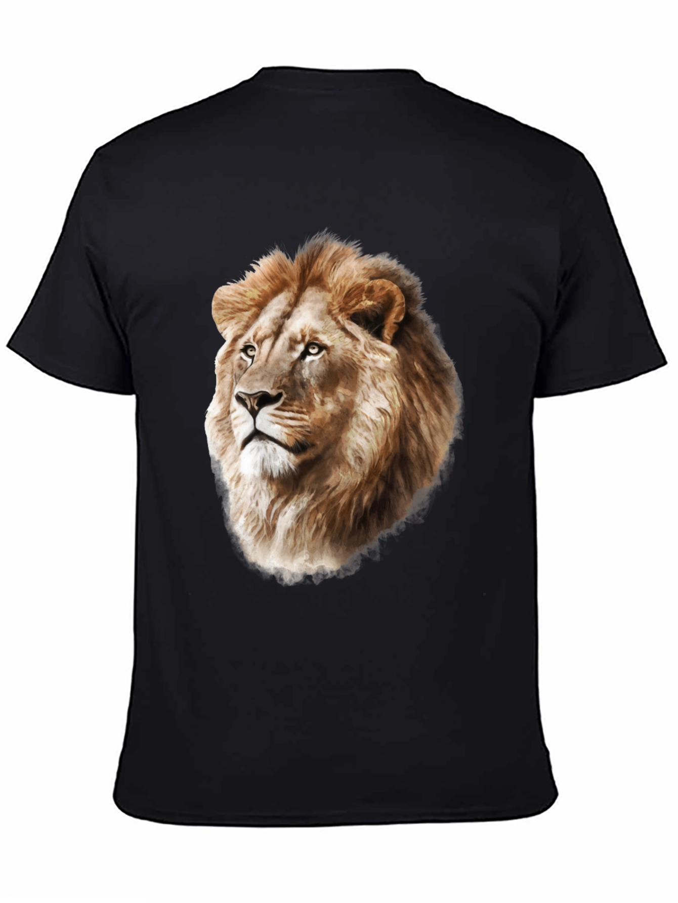 Lion Graphic Black T-Shirt