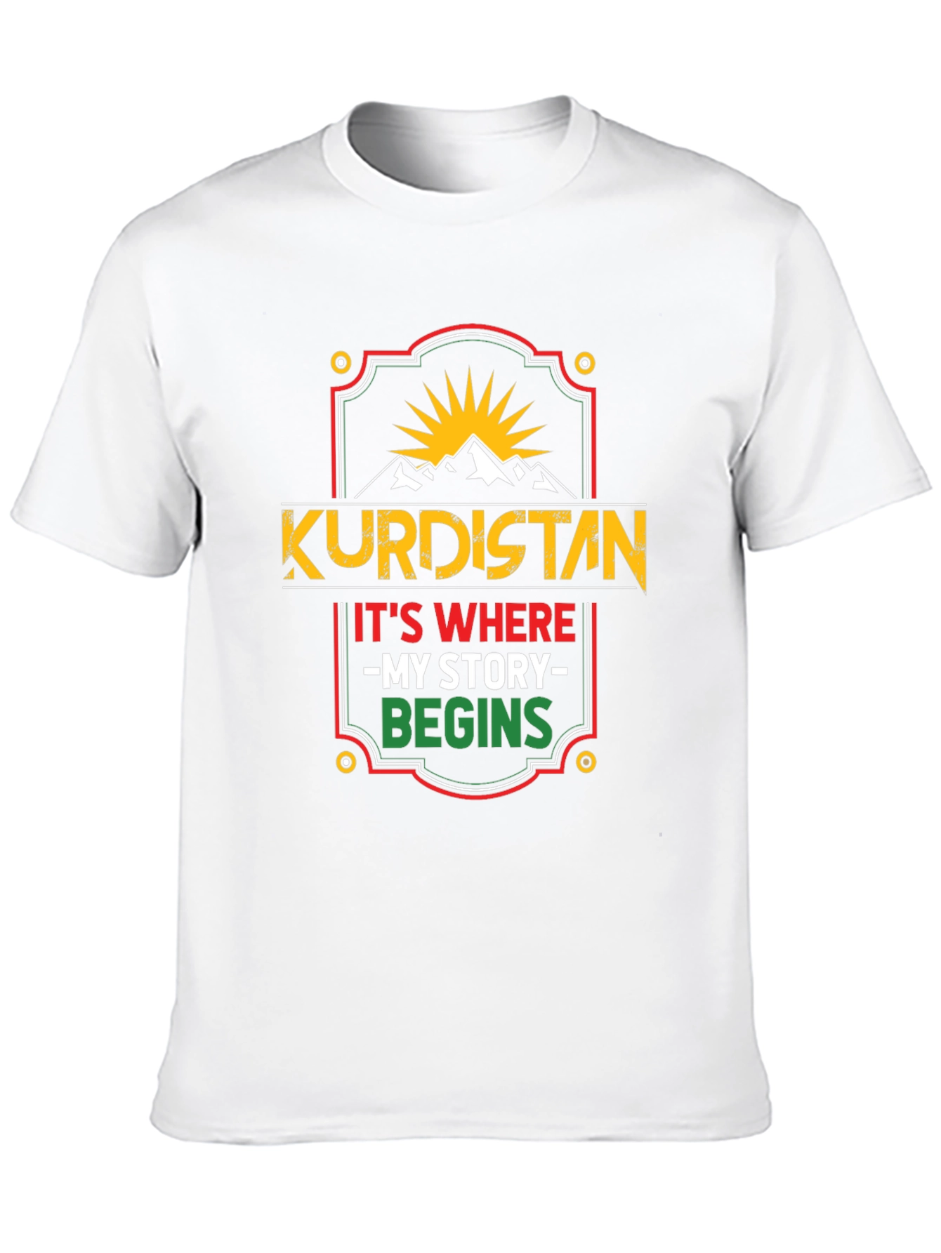 Kurdistan My Story Begins Graphic T-Shirt