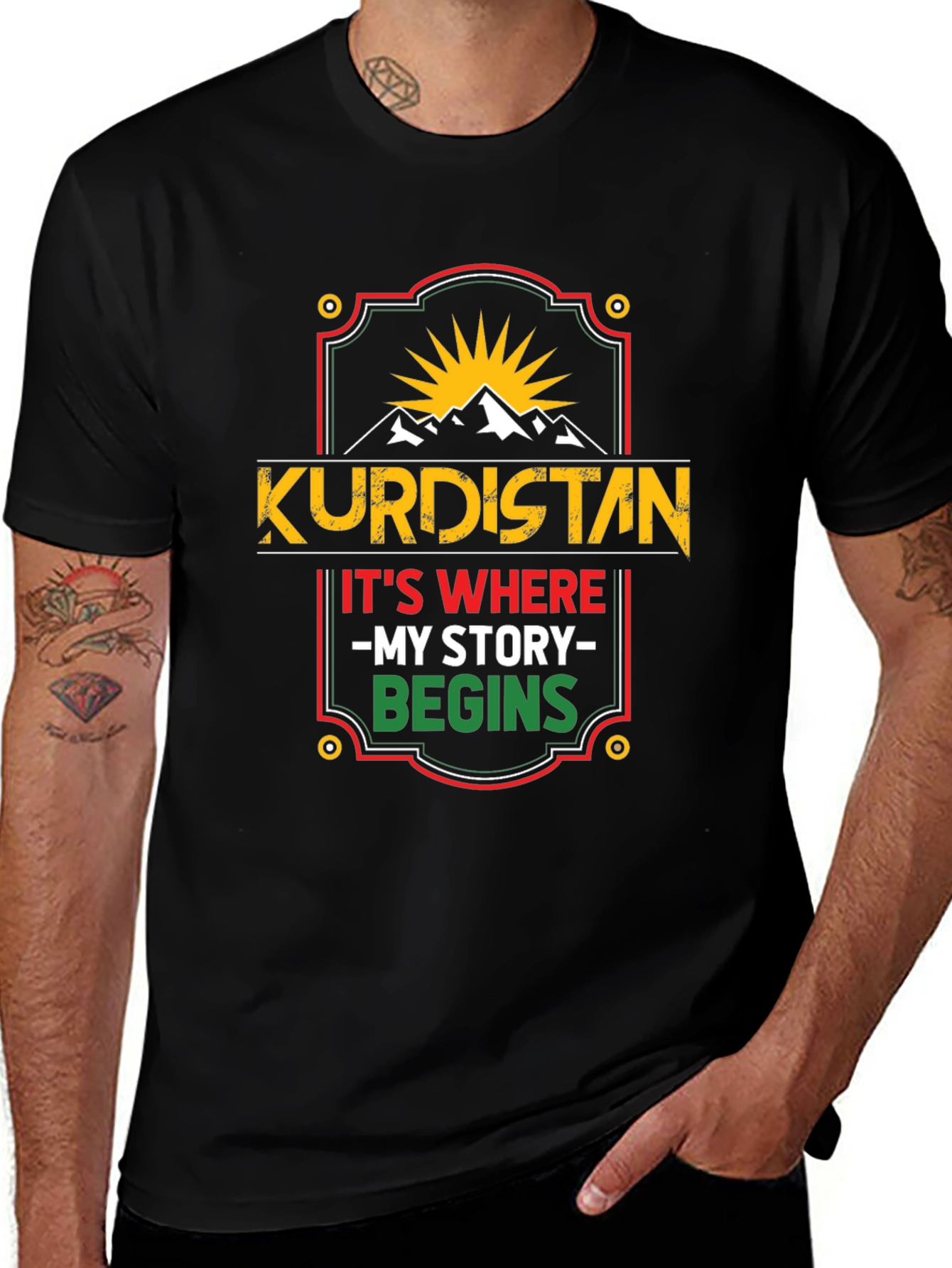 Kurdistan My Story Begins Graphic T-Shirt