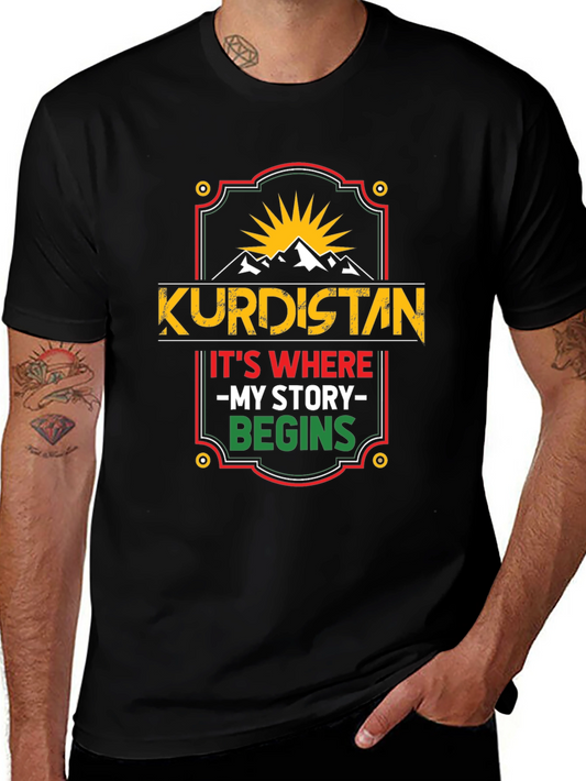 Kurdistan My Story Begins Graphic T-Shirt