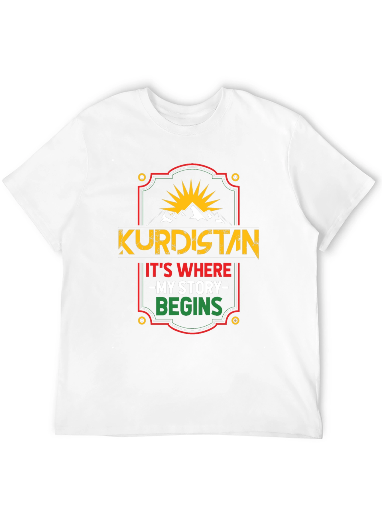 Kurdistan My Story Begins Graphic T-Shirt