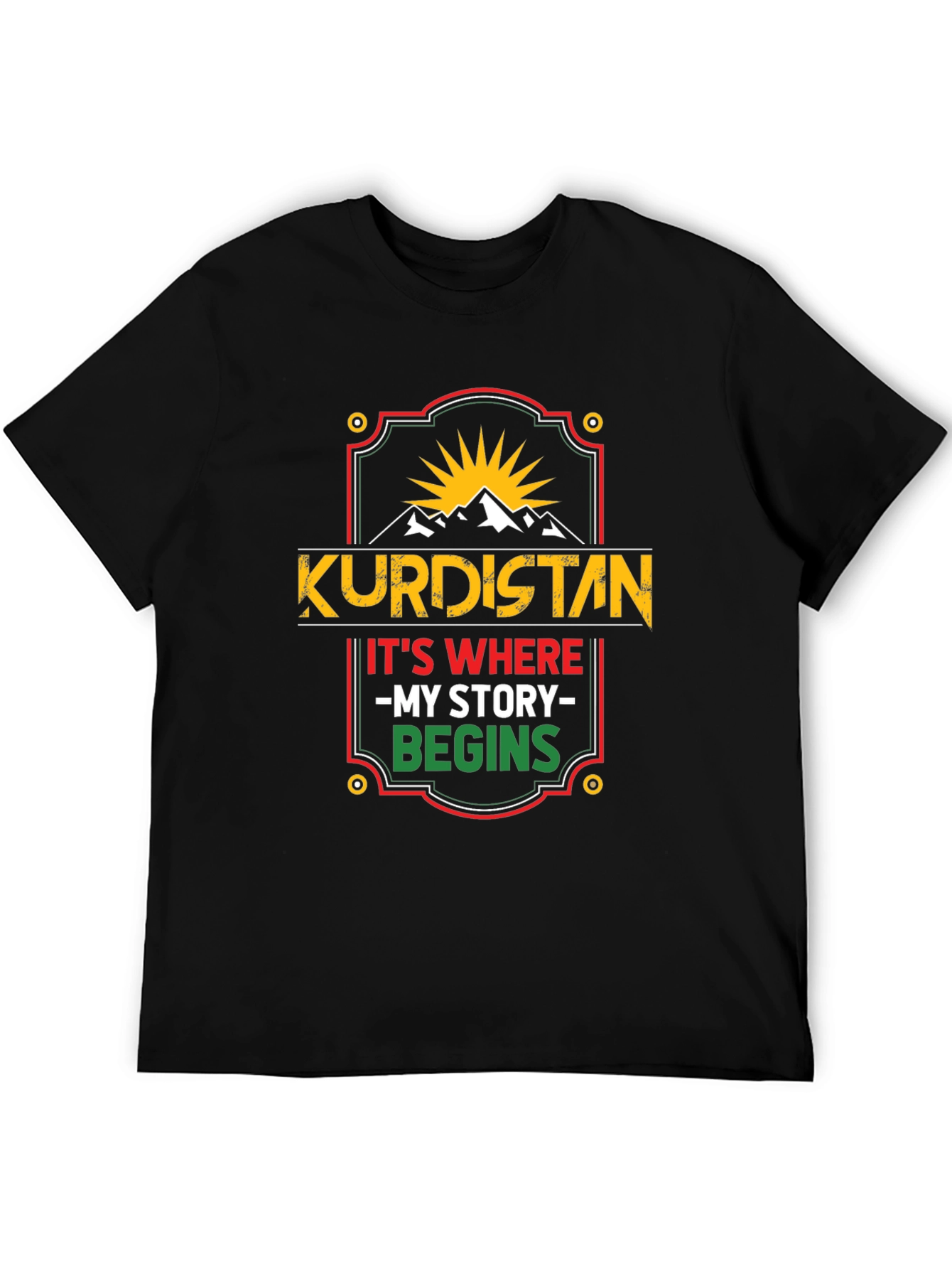 Kurdistan My Story Begins Graphic T-Shirt