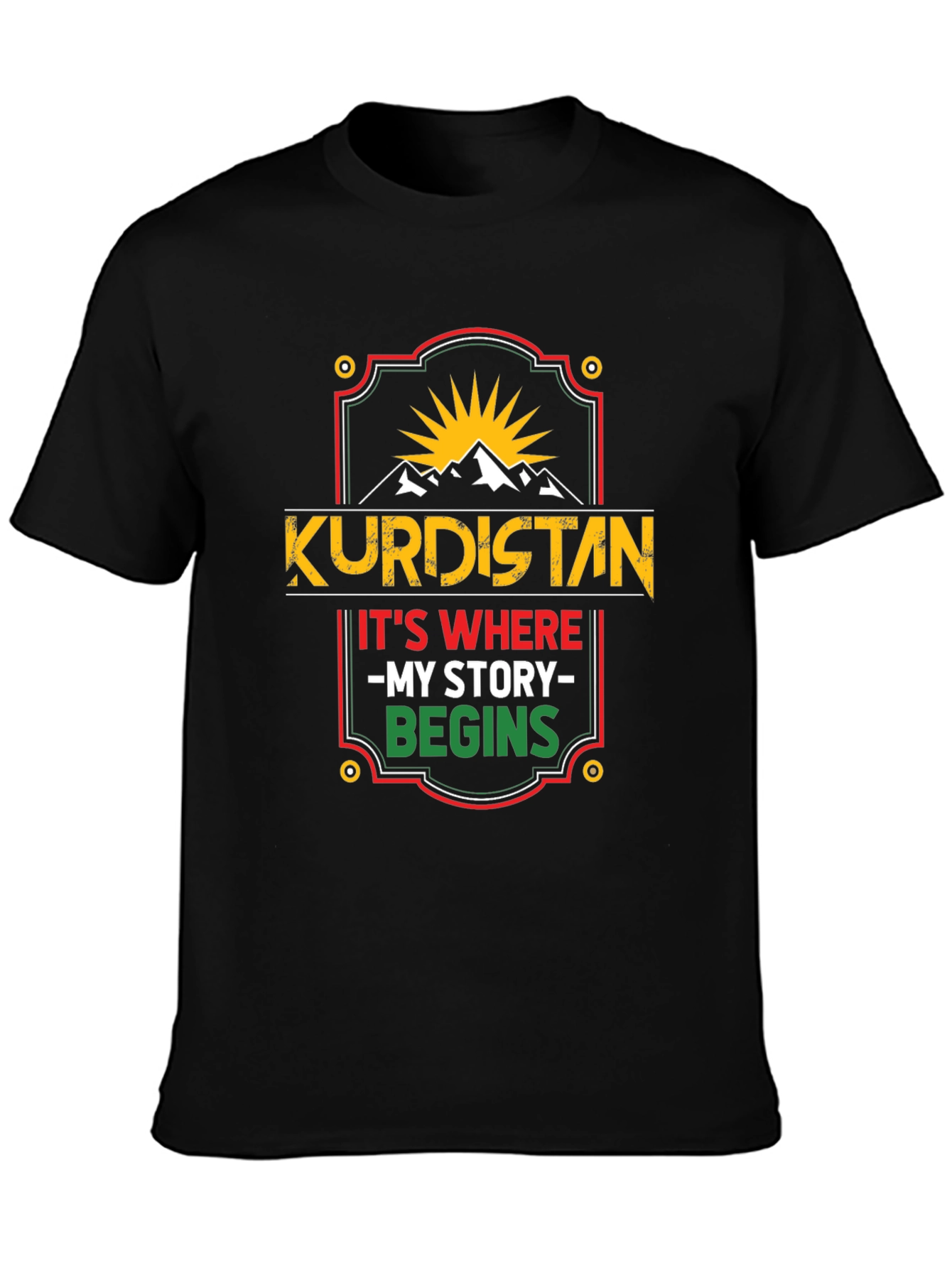 Kurdistan My Story Begins Graphic T-Shirt