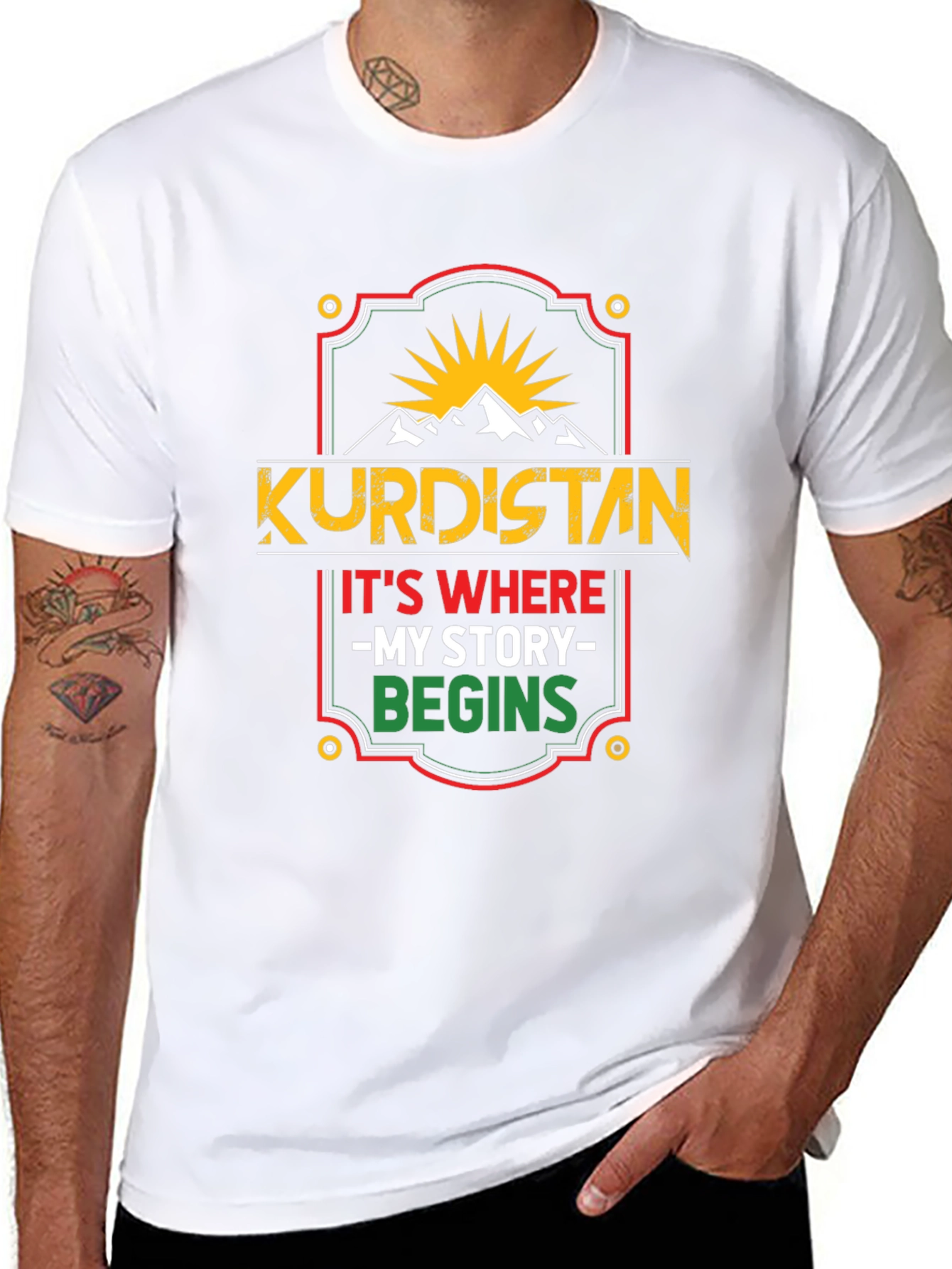 Kurdistan My Story Begins Graphic T-Shirt