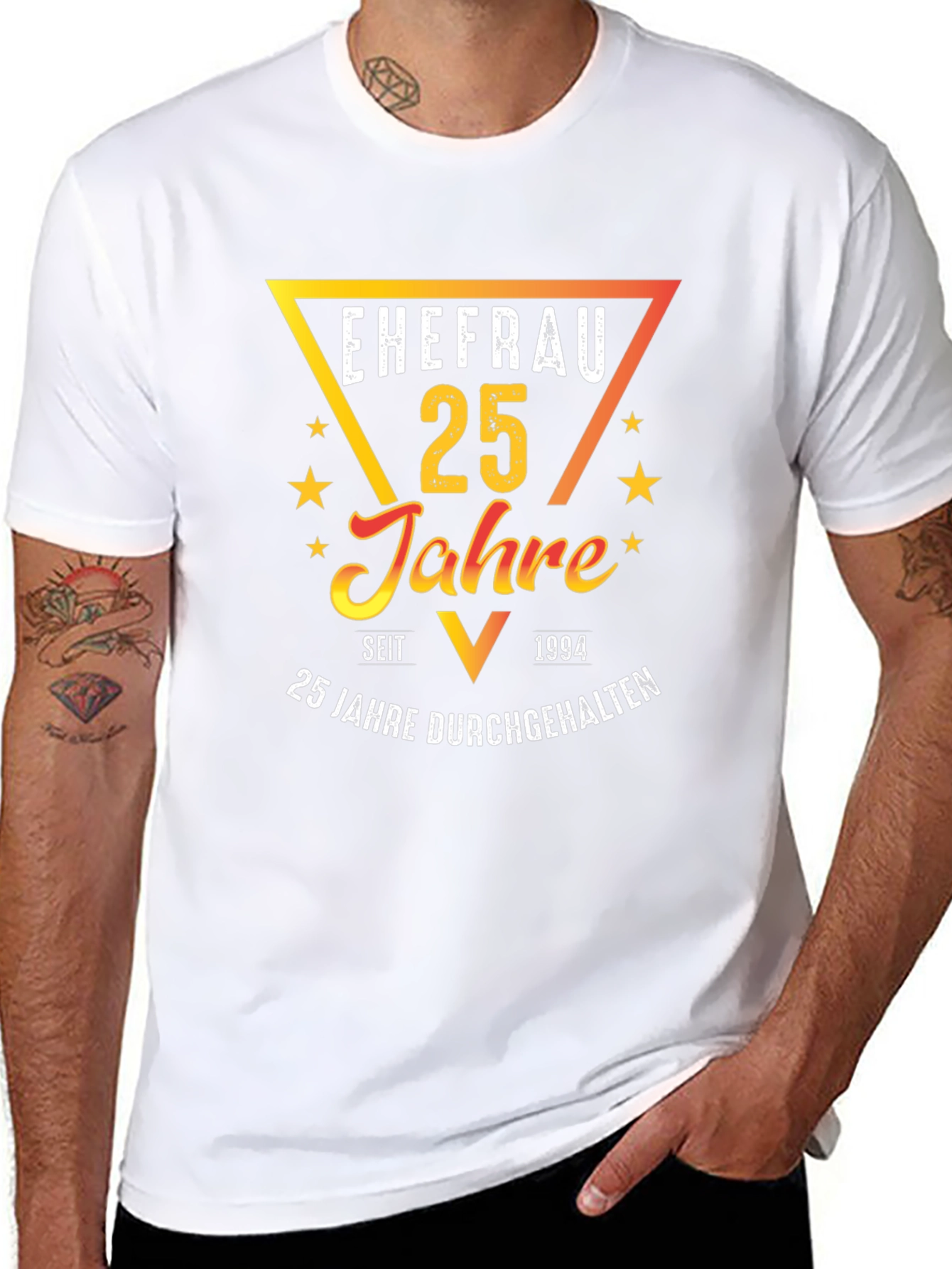 Ehefrau 25 Jahre T-Shirt: Anniversary Gift