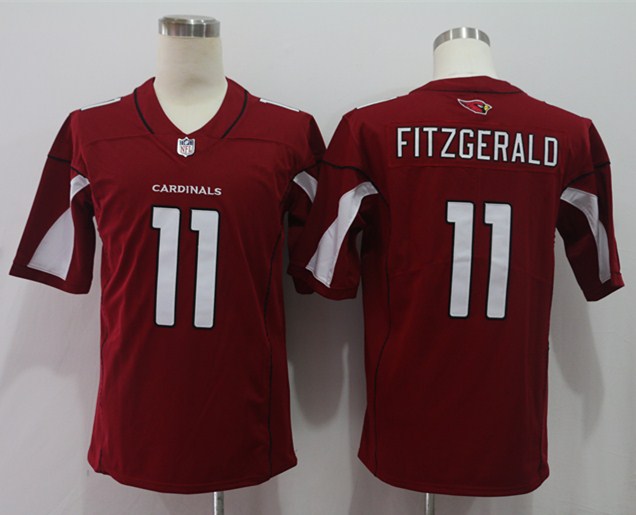 Men's Arizona Cardinals Larry Fitzgerald #11 Red Game Jerseys