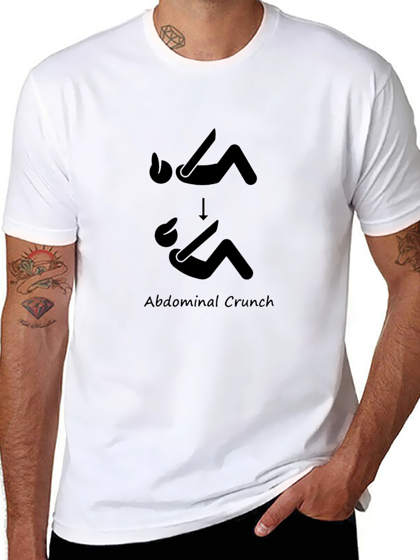 Abdominal Crunch Graphic T-Shirt