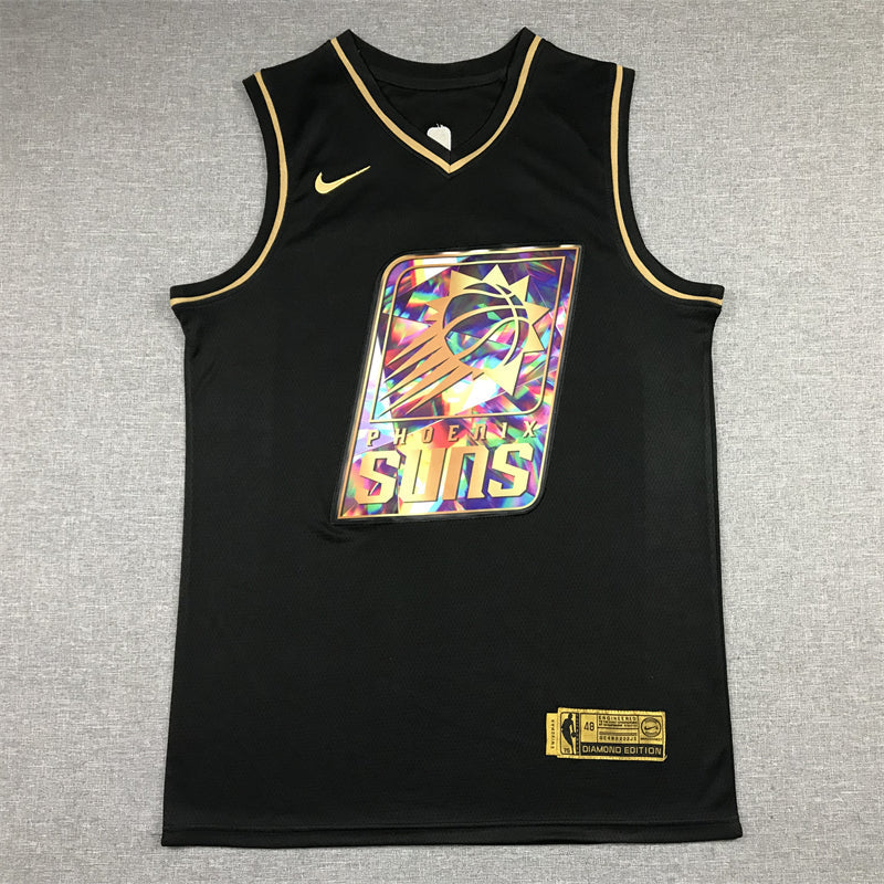 Men's Phoenix Suns Devin Booker #1 Black Swingman Player Jerseys