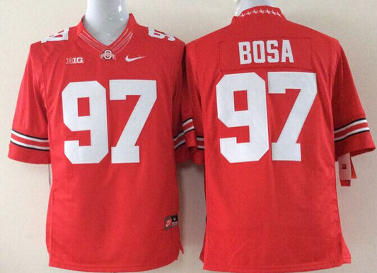 Men's Ohio State Buckeyes Joey Bosa #97 Scarlet Player Game Jersey