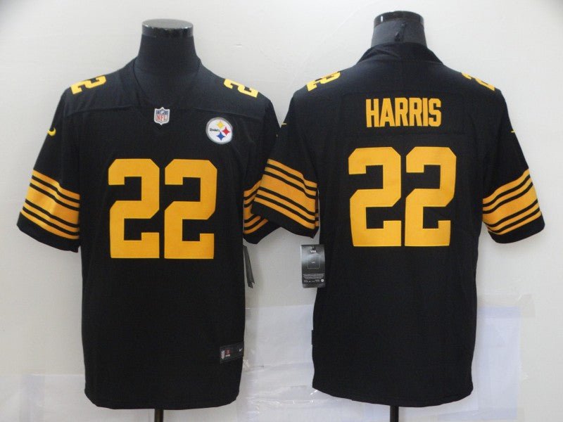 Men's Pittsburgh Steelers Najee Harris #22 Black Alternate Legend Jerseys