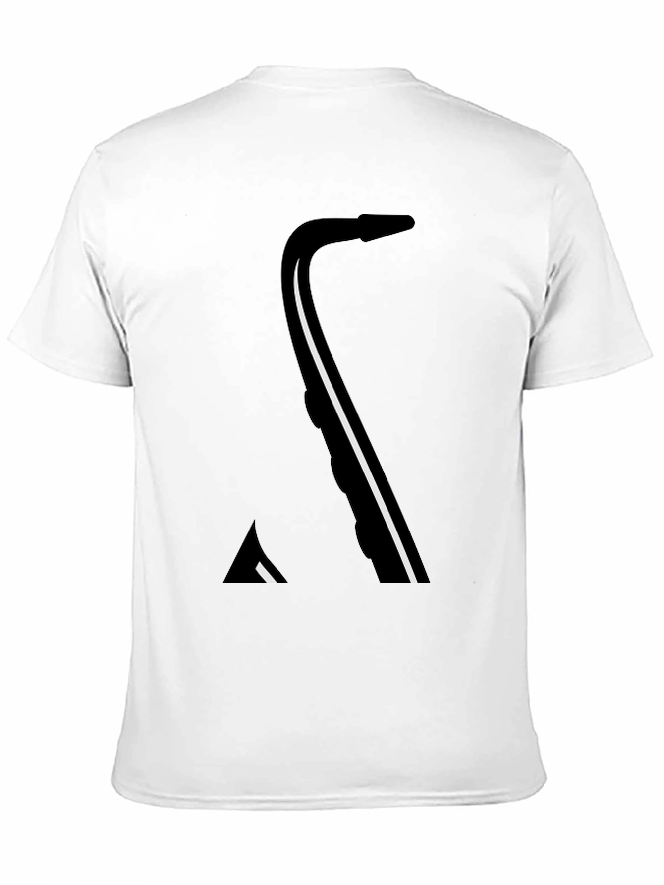 Saxophone Graphic Black T-Shirt