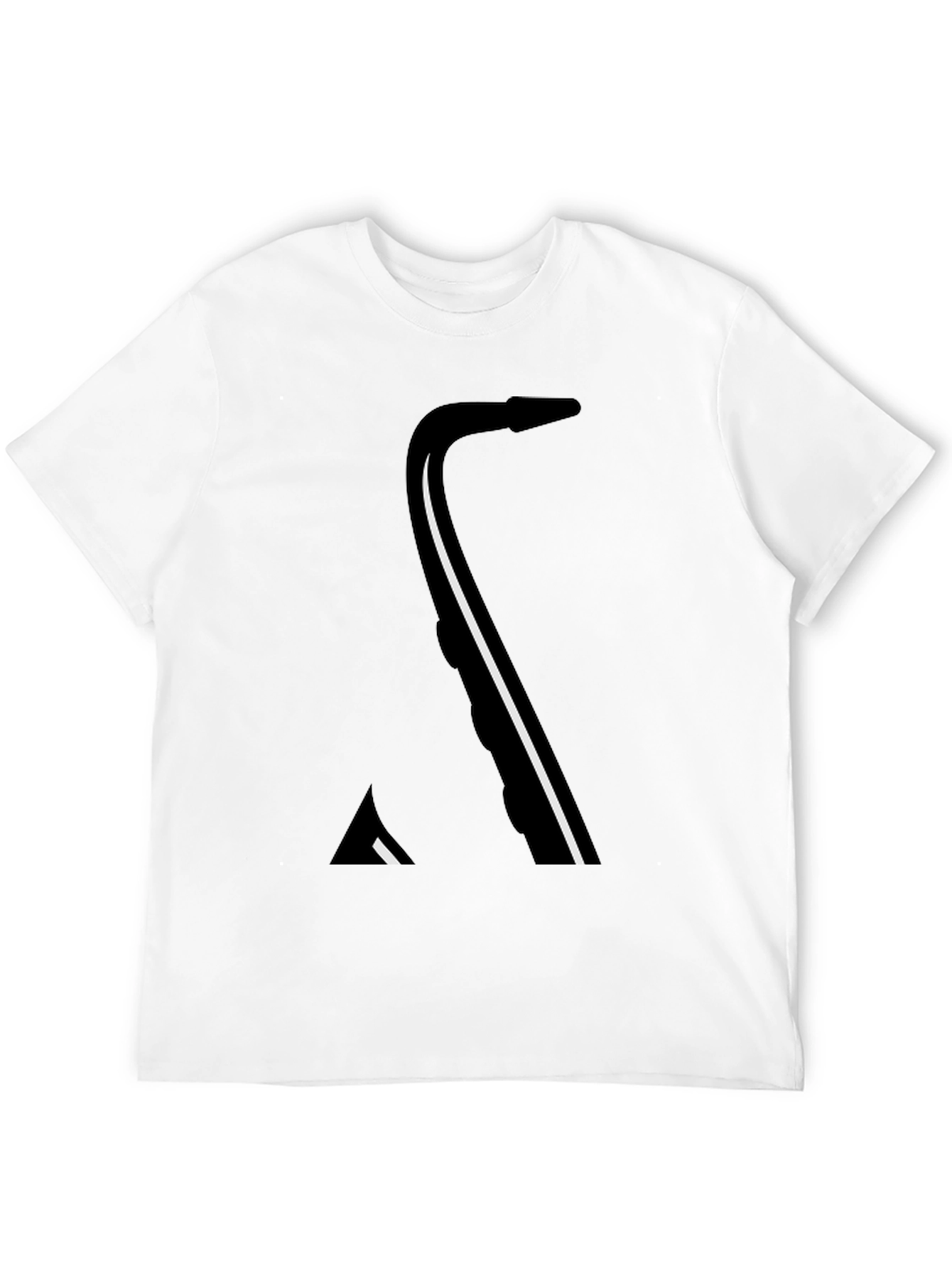 Saxophone Graphic Black T-Shirt