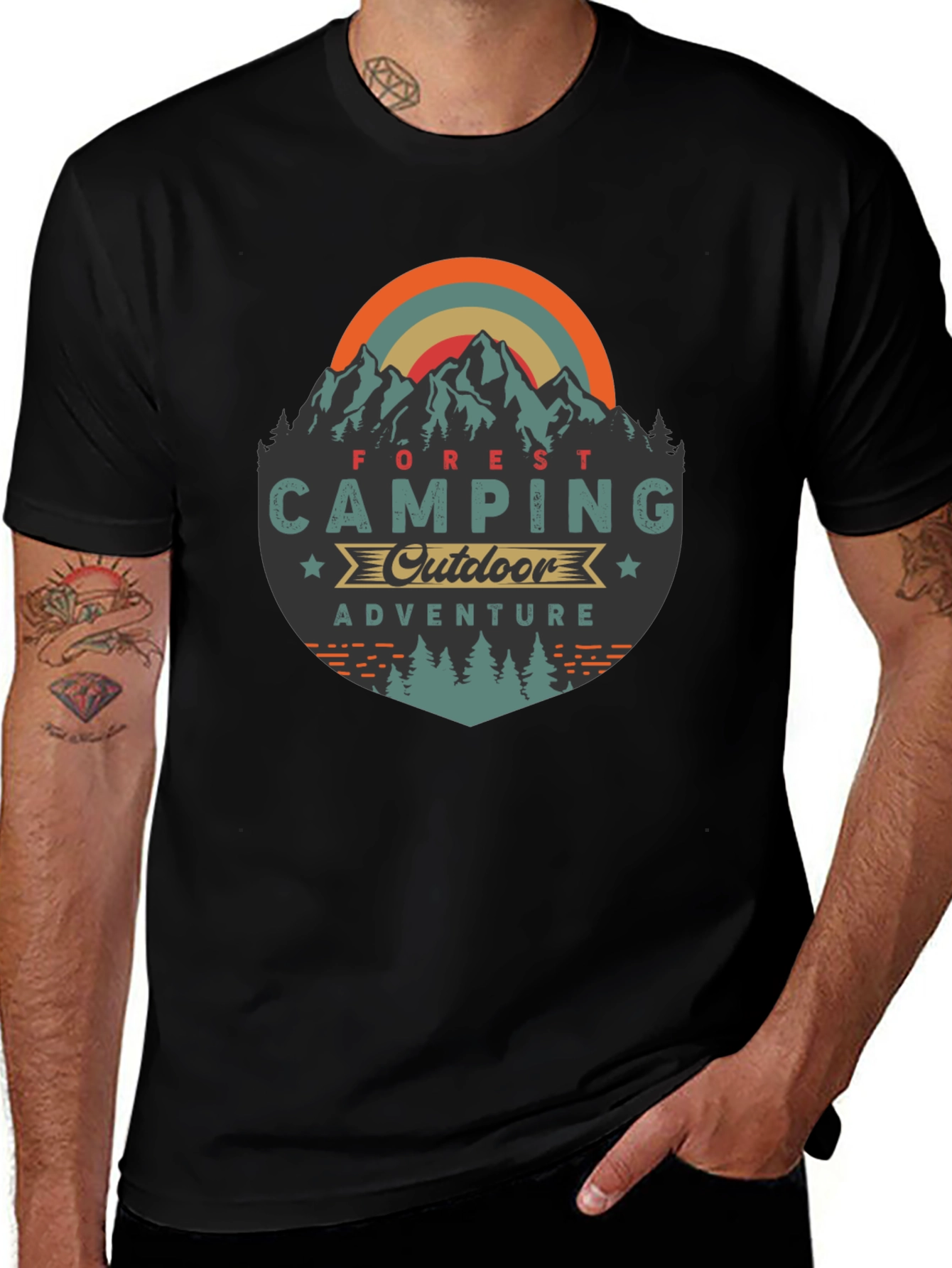 Camping Adventure Graphic Tee