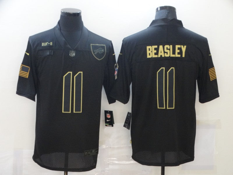 Men's Buffalo Bills Cole Beasley #11 Black Game Player Jerseys
