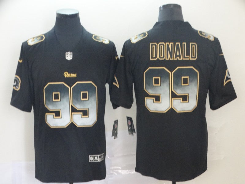 Men's Los Angeles Rams Aaron Donald #99 Black Alternate Game Jerseys