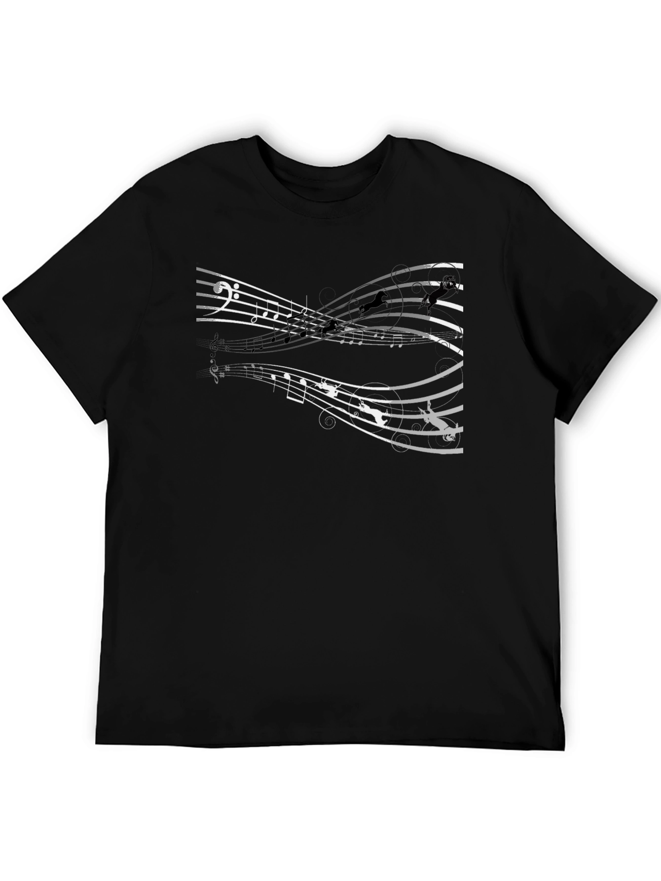 Musical Gymnastics Graphic Tee - Black