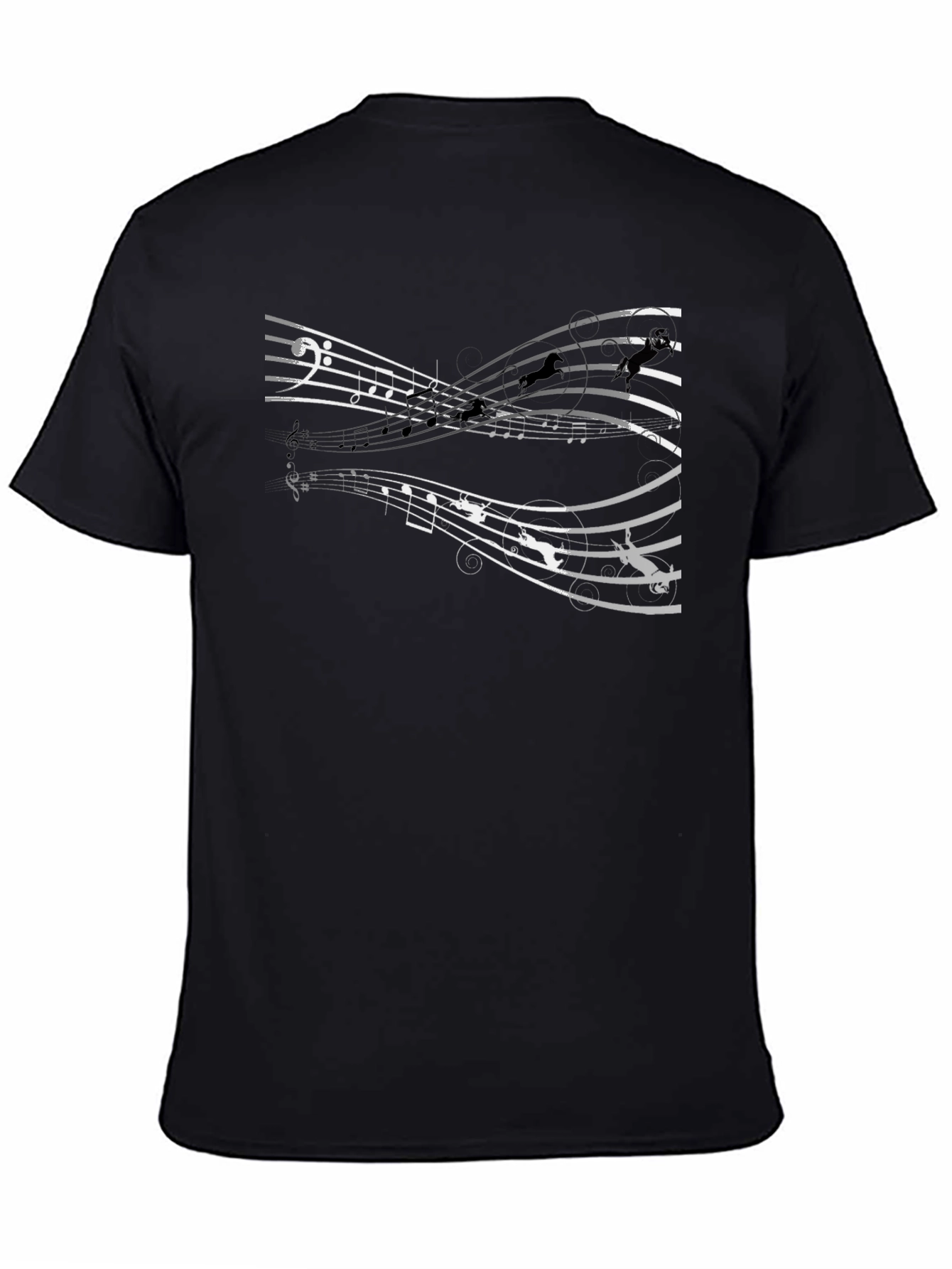 Musical Gymnastics Graphic Tee - Black