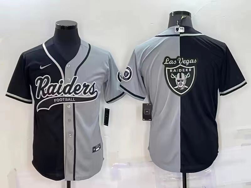 Men's Las Vegas Raiders Black/Gray Game Jerseys