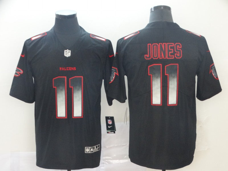 Men's Atlanta Falcons Julio Jones #11 Black Authentic Game Jerseys