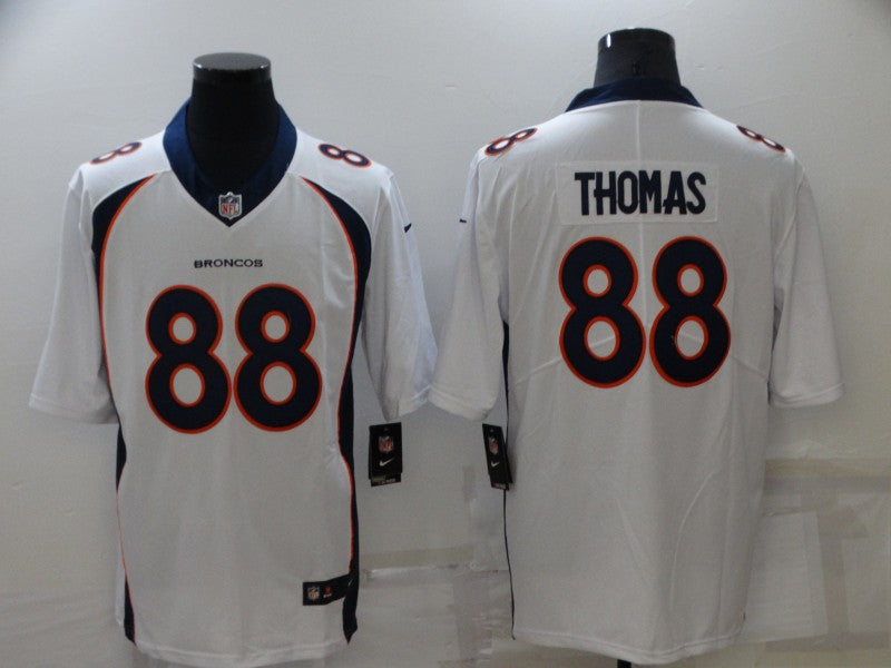 Men's Denver Broncos Demaryius Thomas #88 White Game Player Jerseys