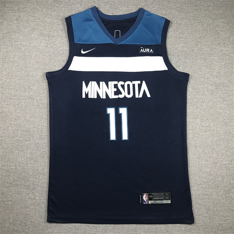Men's Minnesota Timberwolves Naz Reid #11 Navy Swingman Jerseys - Icon Edition