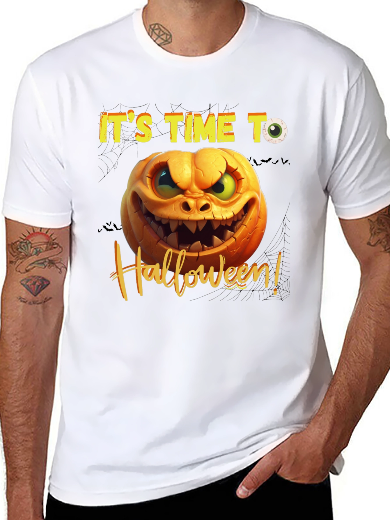 Halloween Pumpkin T-Shirt - Spooky Season Apparel