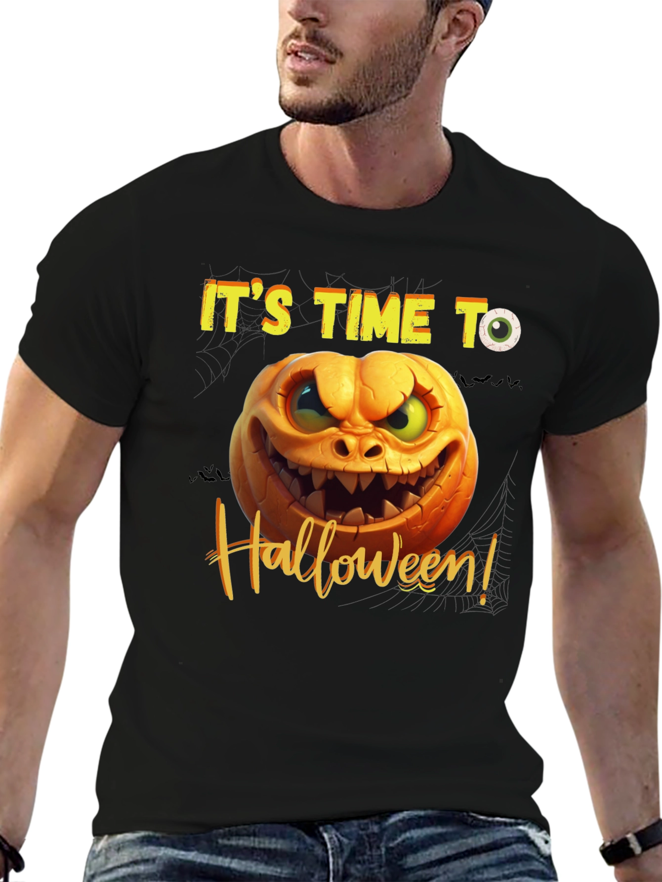 Halloween Pumpkin T-Shirt - Spooky Season Apparel